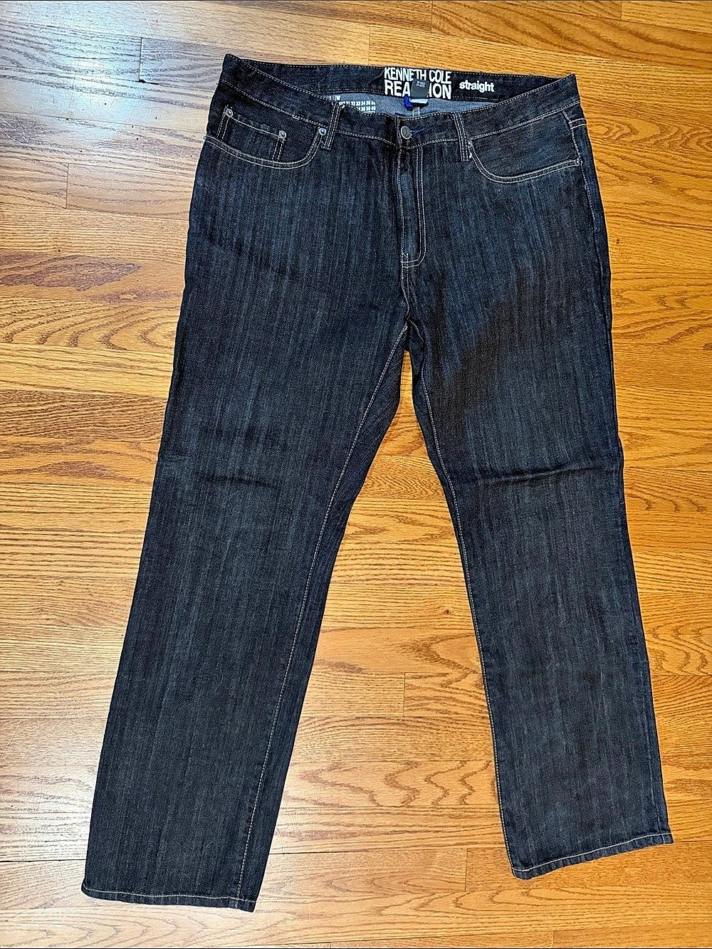 Kenneth Cole Reaction Straight Leg Jeans Waist 36x32